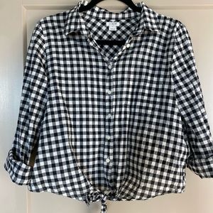 J. Crew. Buffalo Check Button-Down
